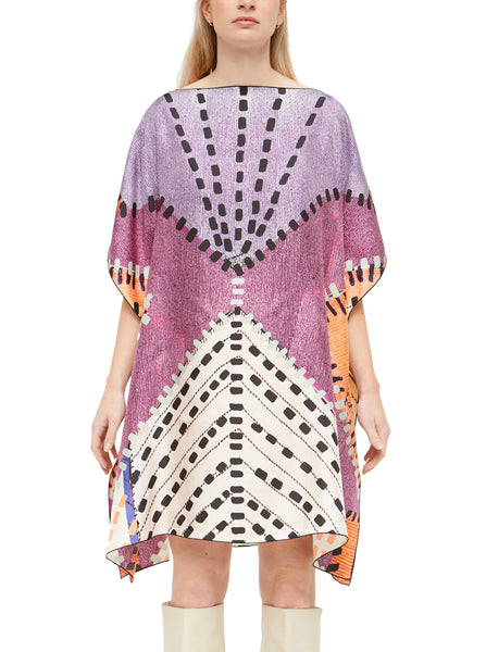 short kaftan purple