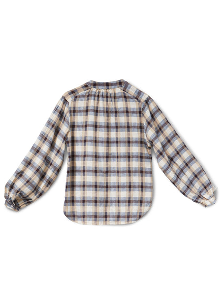 blouse Mia in misty blue