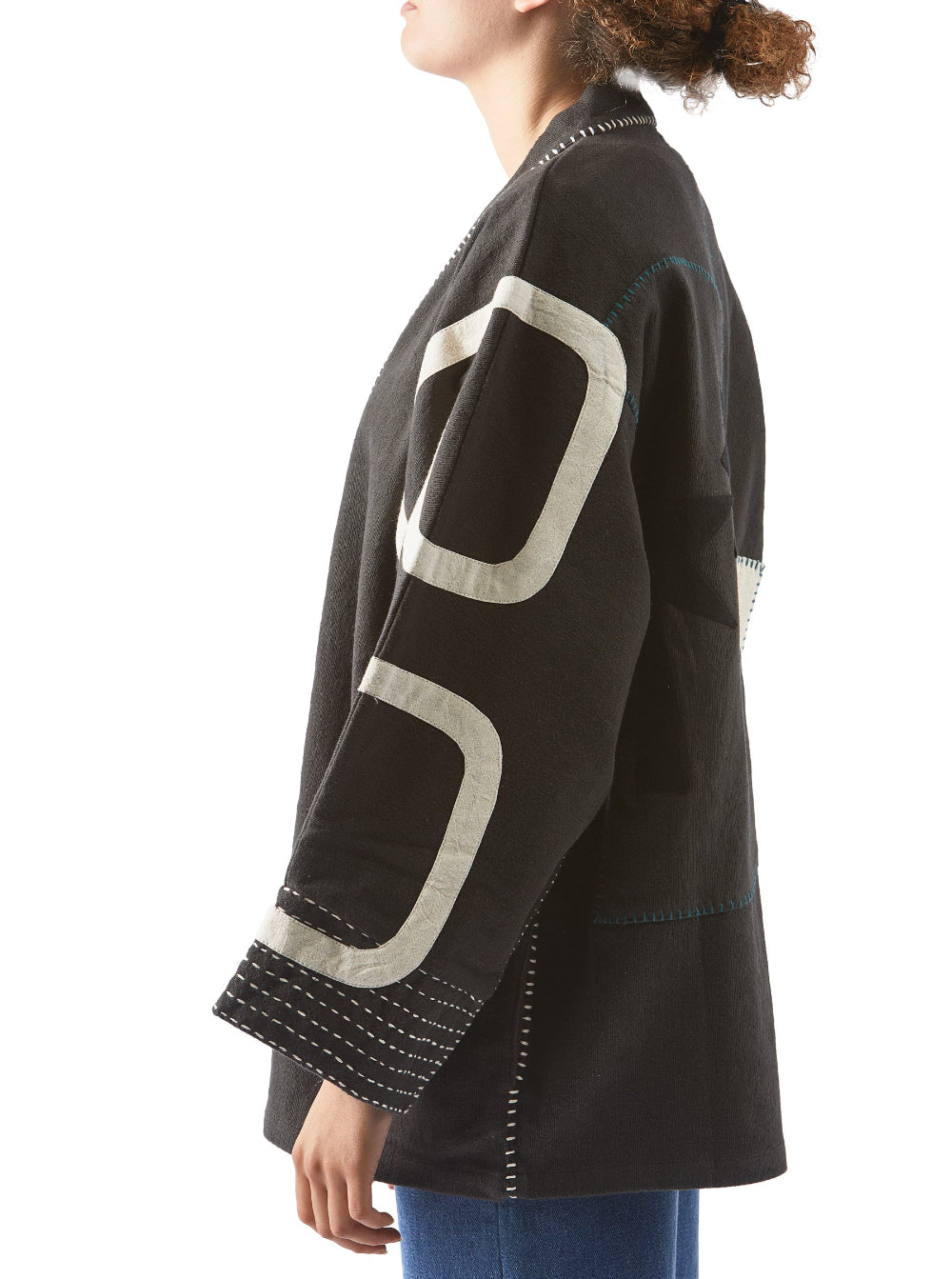 Boho Grey Kimono Jacket