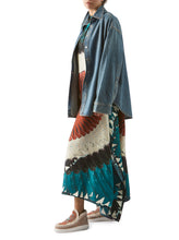 Load image into Gallery viewer, kaftan silk feather