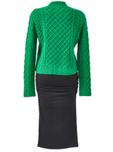 Load image into Gallery viewer, cardigan in forrest green