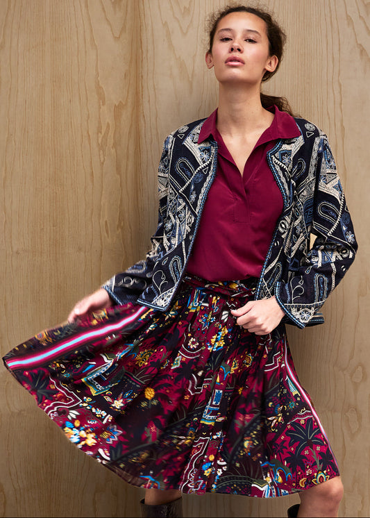 Sportmax Skirt Framboise Color
