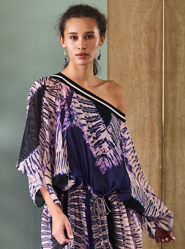 Tie-dye Silk Dress