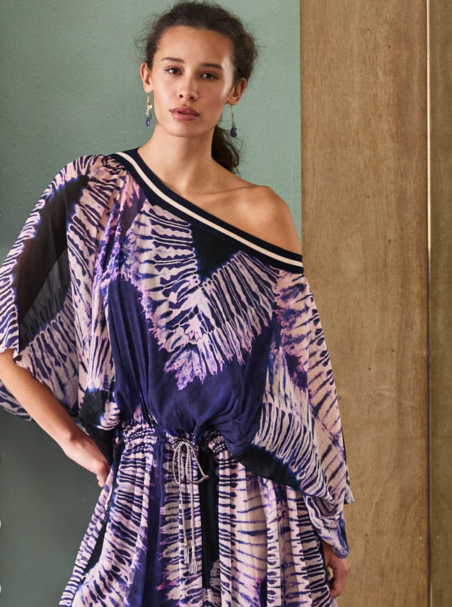 Barbara Bui Tie-Dye dress Purple