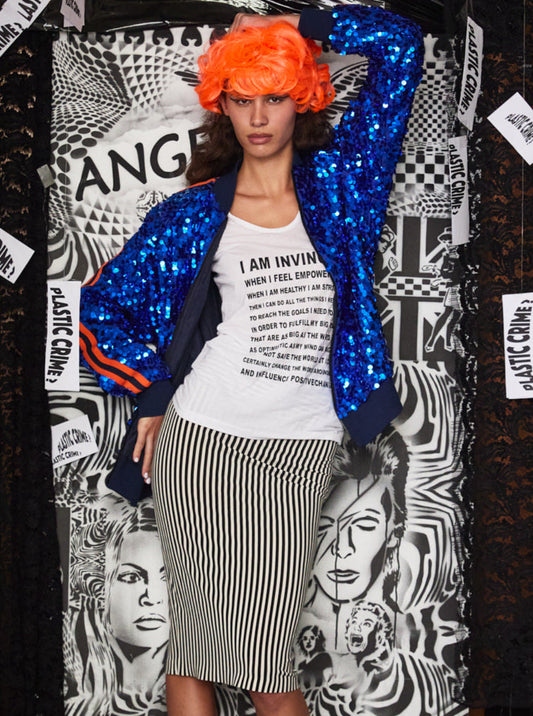 MSGM Bomber Blue
