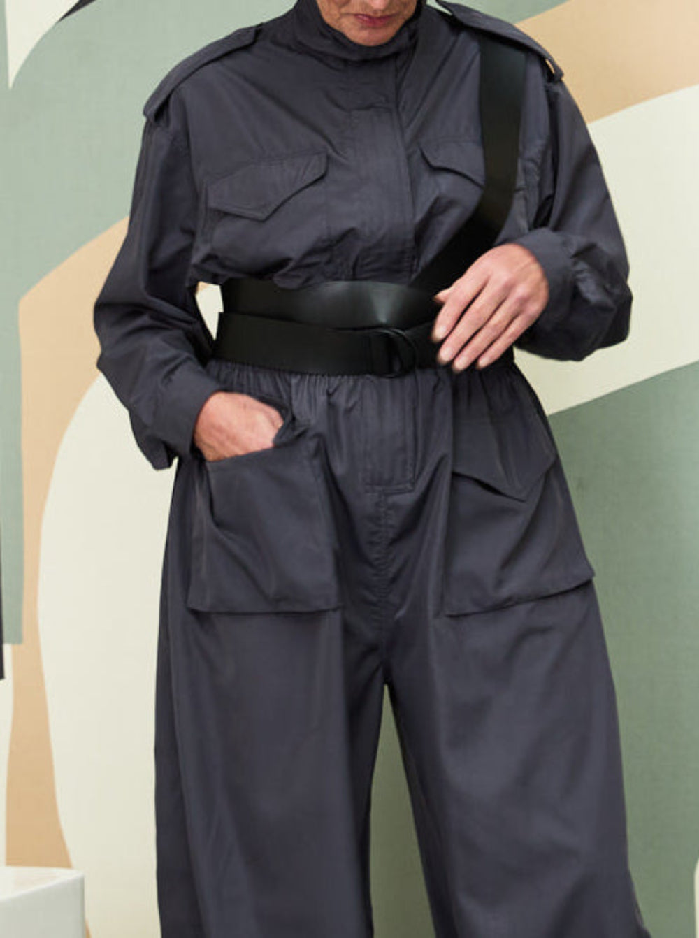 Jumpsuit Cargo Grey