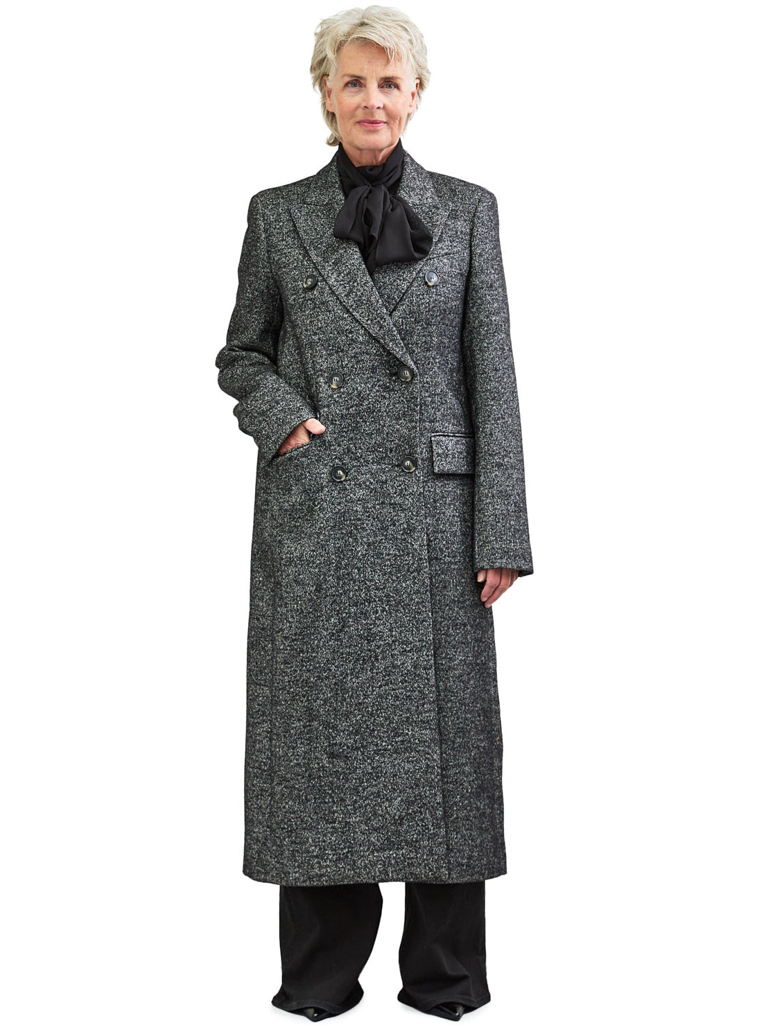 sportmax long wool coat