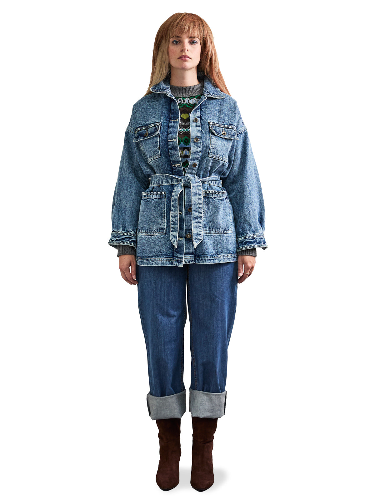 Denim Boho Jacket