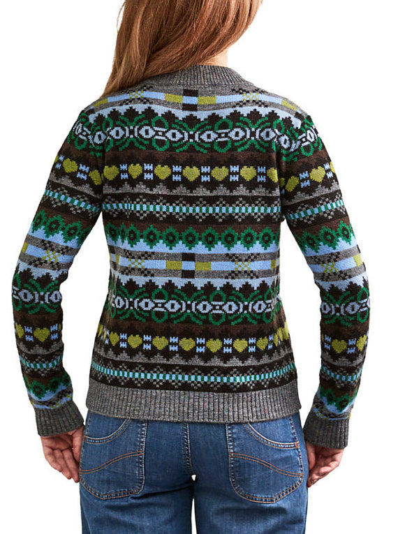 Fair Isle Pullover Grey