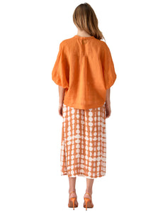skirt Flora in Carmelian
