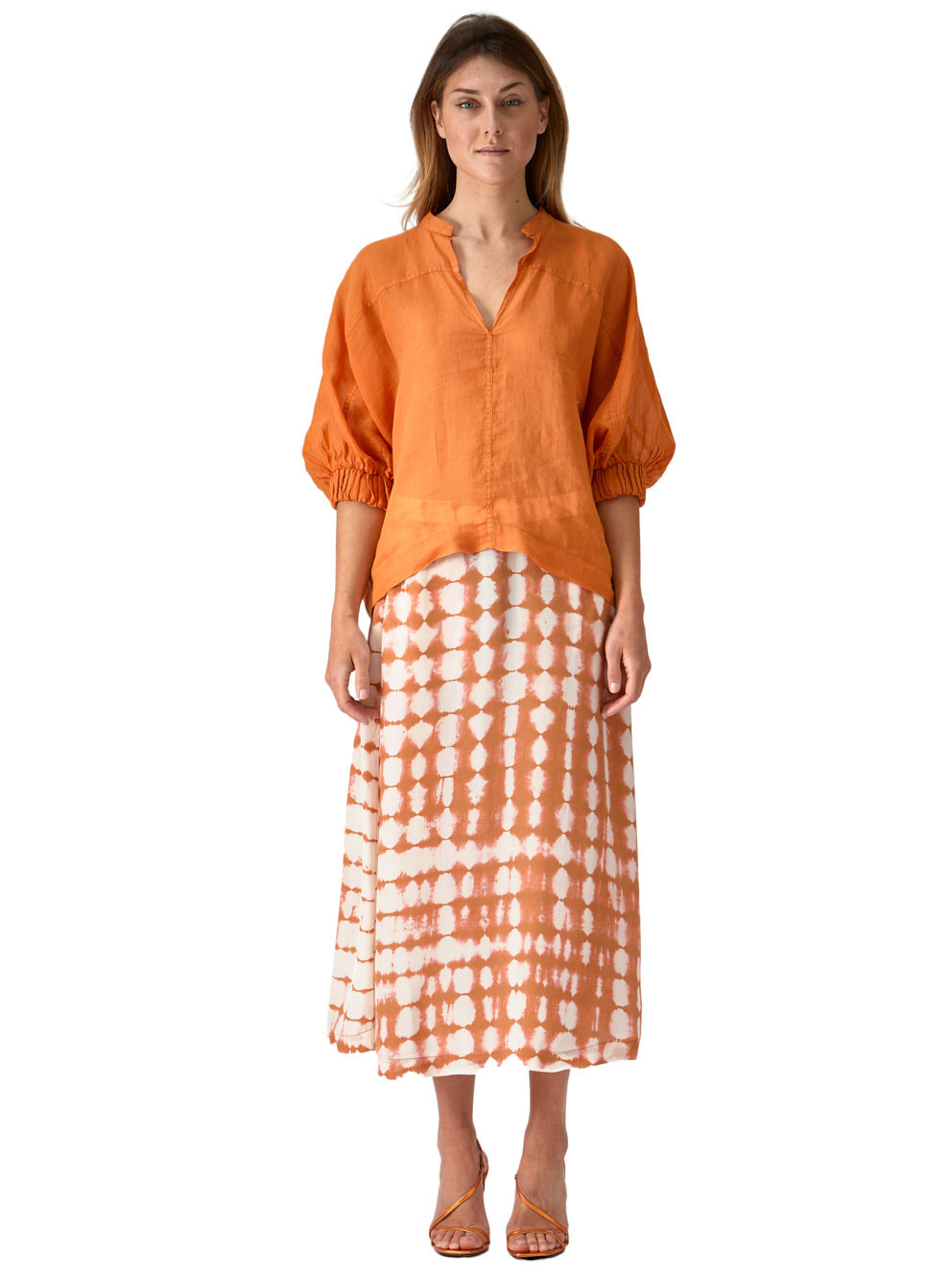 skirt Flora in Carmelian