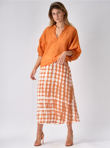 skirt Flora in Carmelian