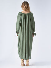 Load image into Gallery viewer, dress linen army