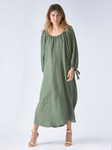 Load image into Gallery viewer, dress linen army