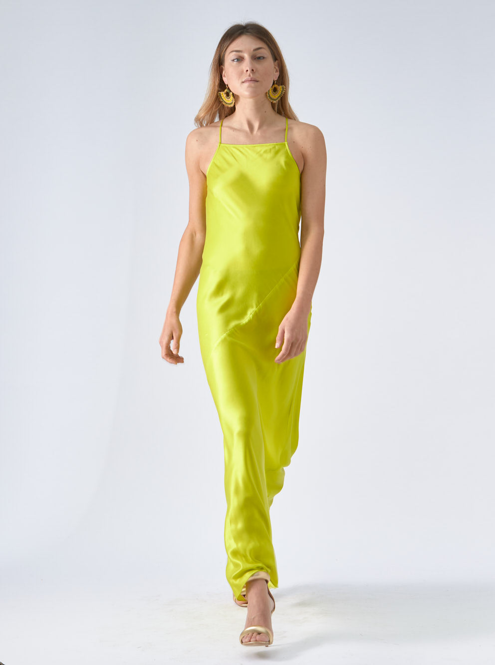 Long Dress Serena Lime