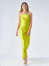 Load image into Gallery viewer, dress long Serena in lime