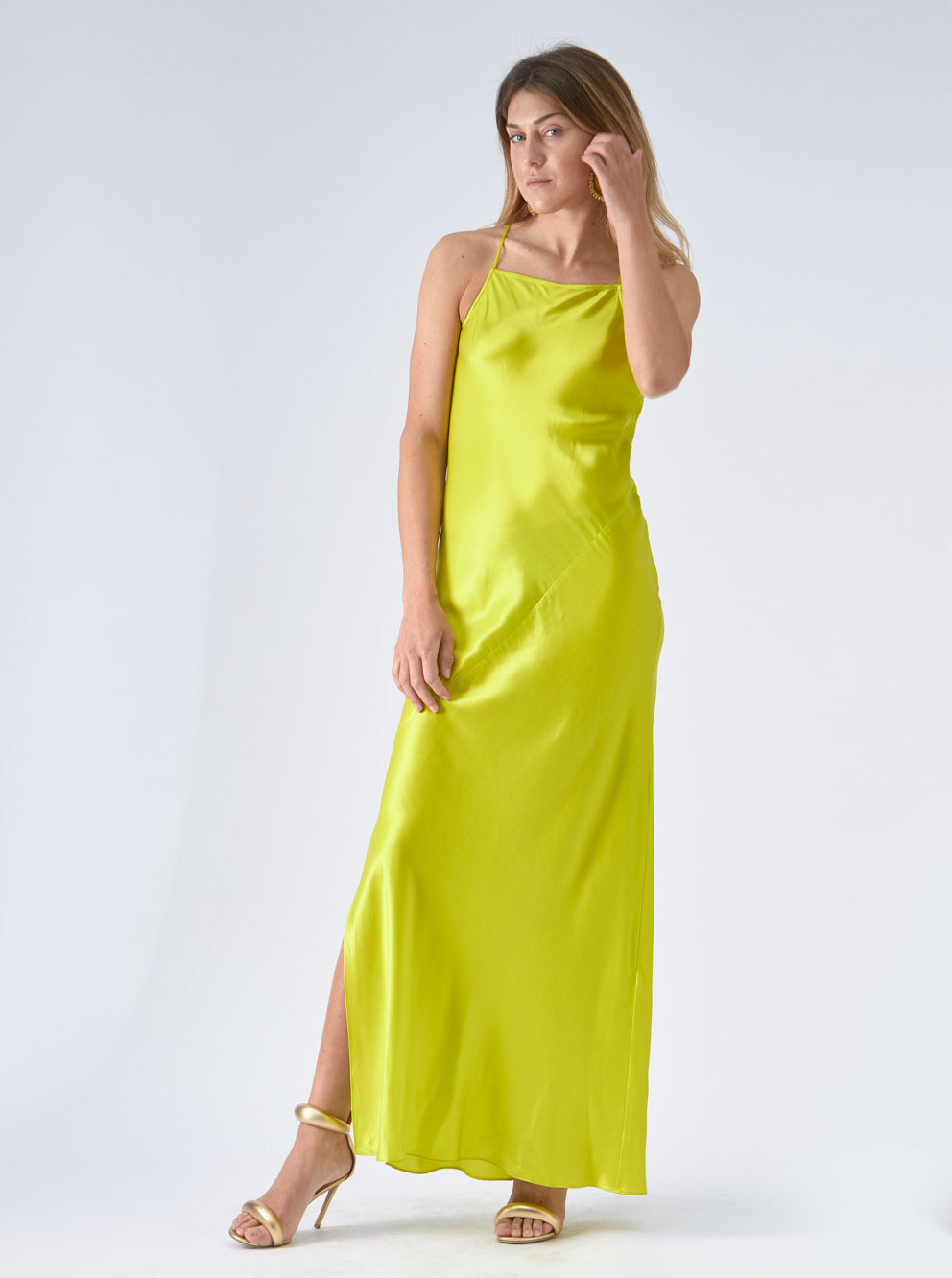 Long Dress Serena Lime