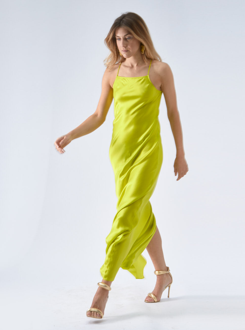 Long Dress Serena Lime