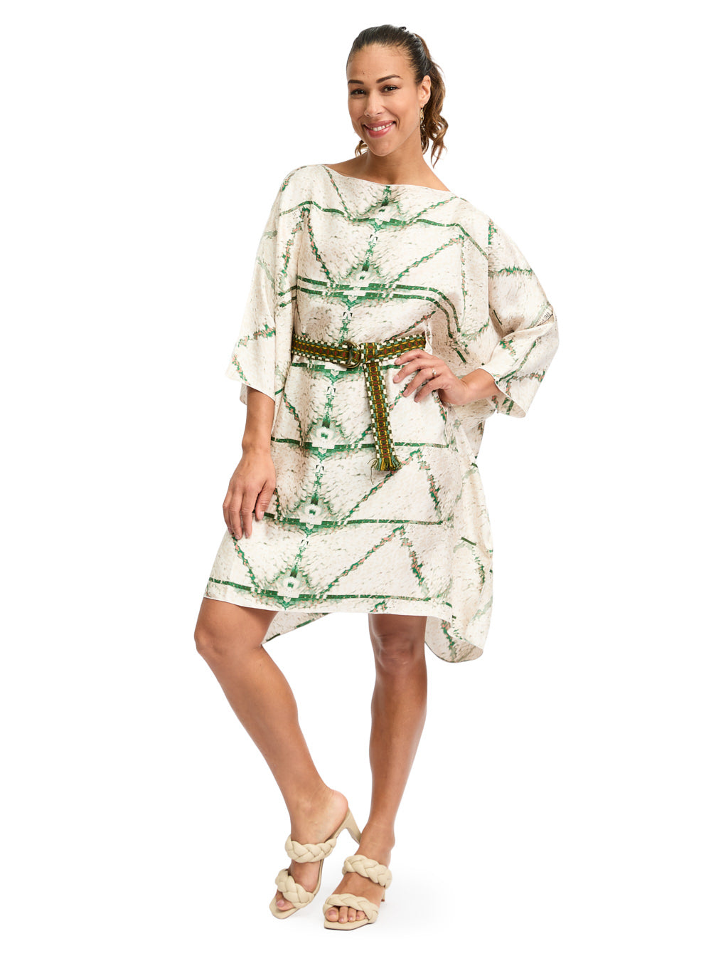 Shift Dress Silk Ivory