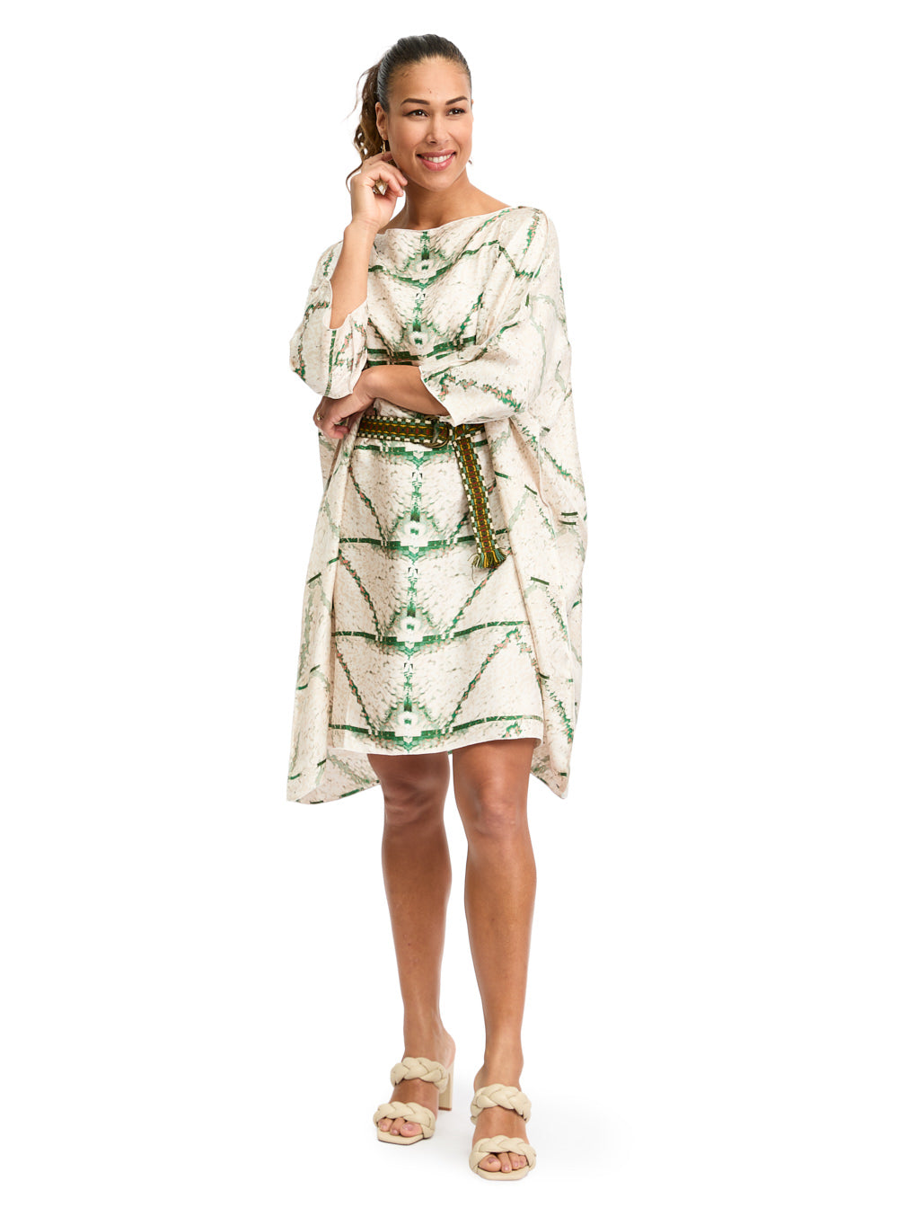 Shift Dress Silk Ivory
