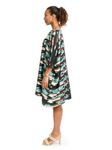 Load image into Gallery viewer, Silk Short Caftan Dress Illusion
