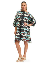 Load image into Gallery viewer, Silk Short Caftan Dress Illusion