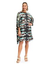 Load image into Gallery viewer, Silk Short Caftan Dress Illusion