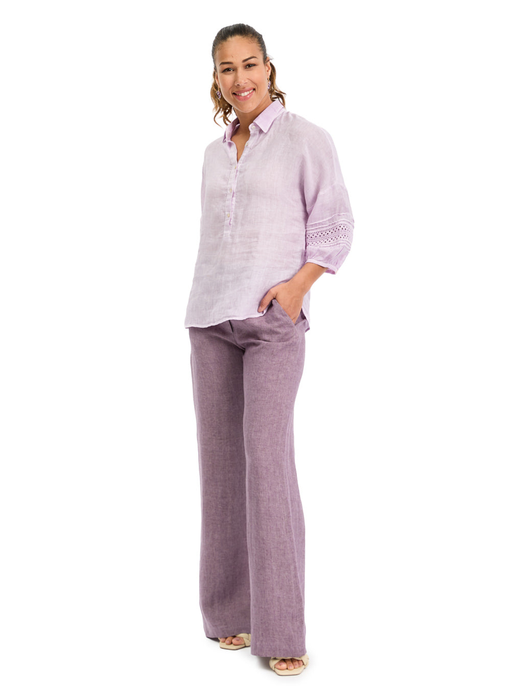 Linen Top Amethyst