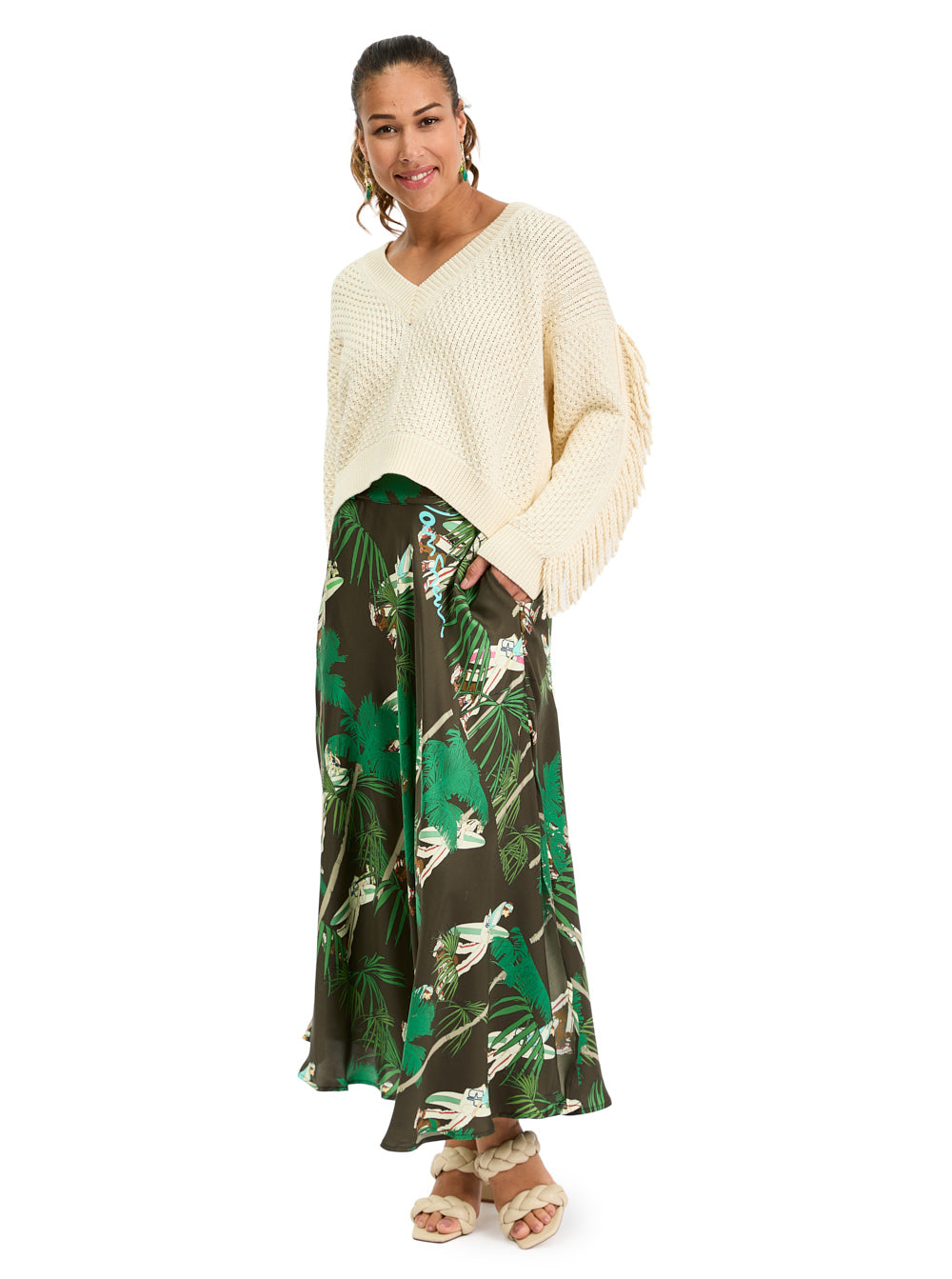 Cotton Fringe Pullover