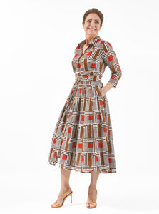 dress Audrey in Cubism