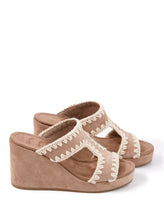 Load image into Gallery viewer, Wedge plain suede