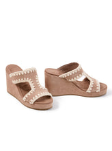 Load image into Gallery viewer, Wedge plain suede