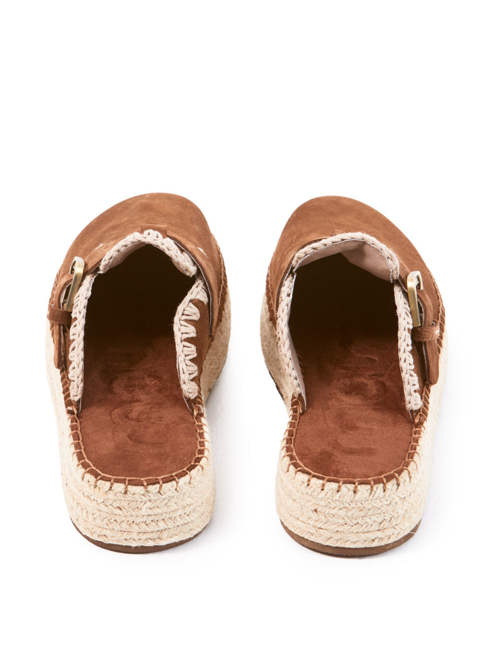 Brown Suede Clogs