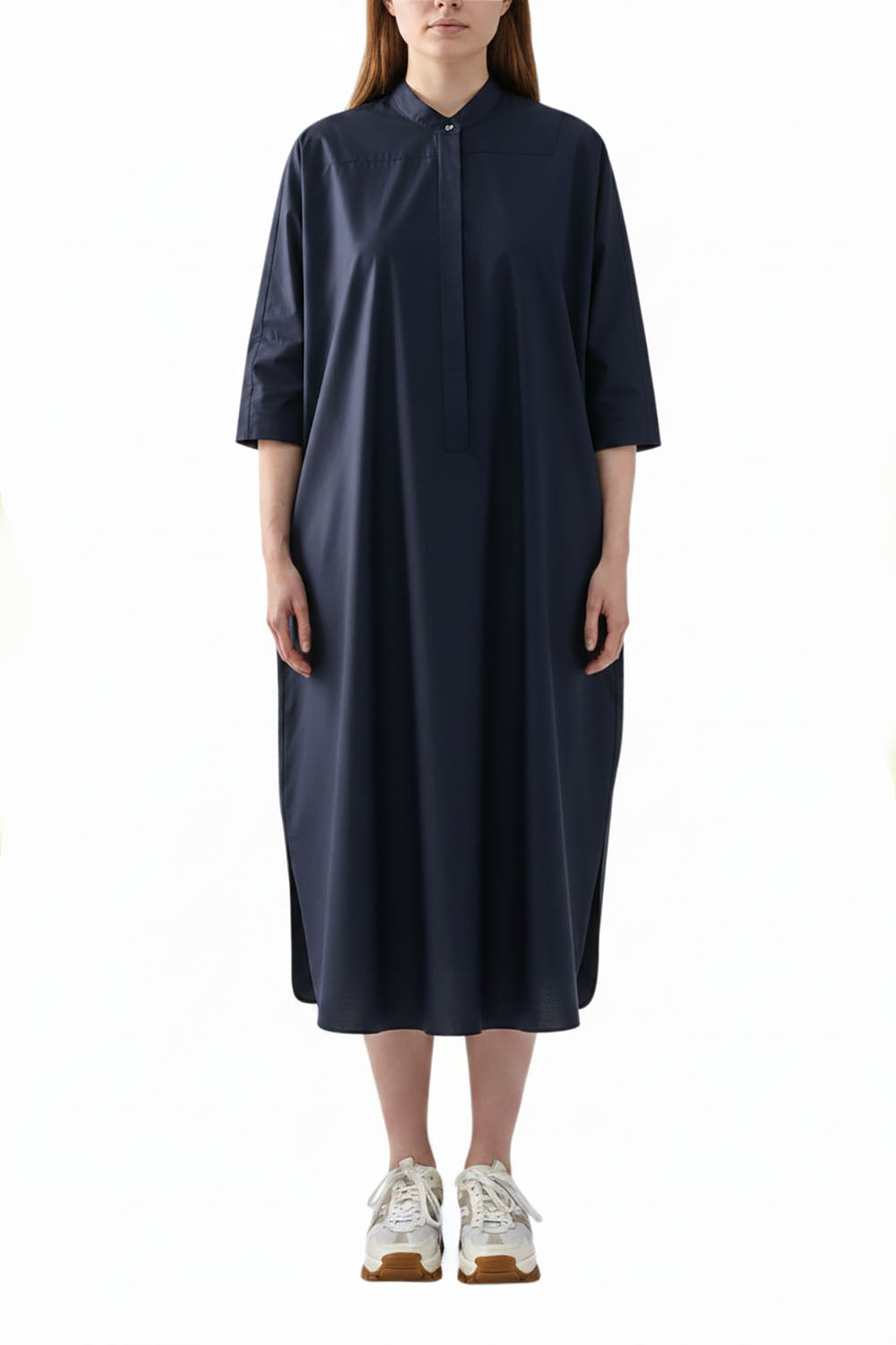 Dress Kimono Cotton Navy