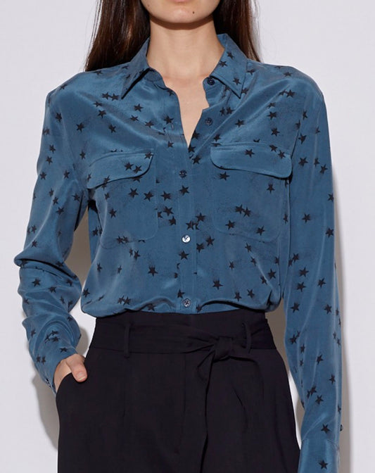 Equipment-Silk-Star-Shirt