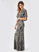 Load image into Gallery viewer, Obie long dress in stud print