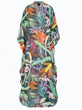 Load image into Gallery viewer, Kaftan Dress Jungle print