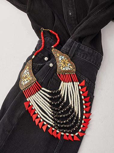 Necklace Tribe Red