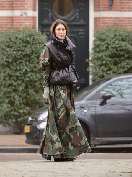 slaapzakvest in zwart