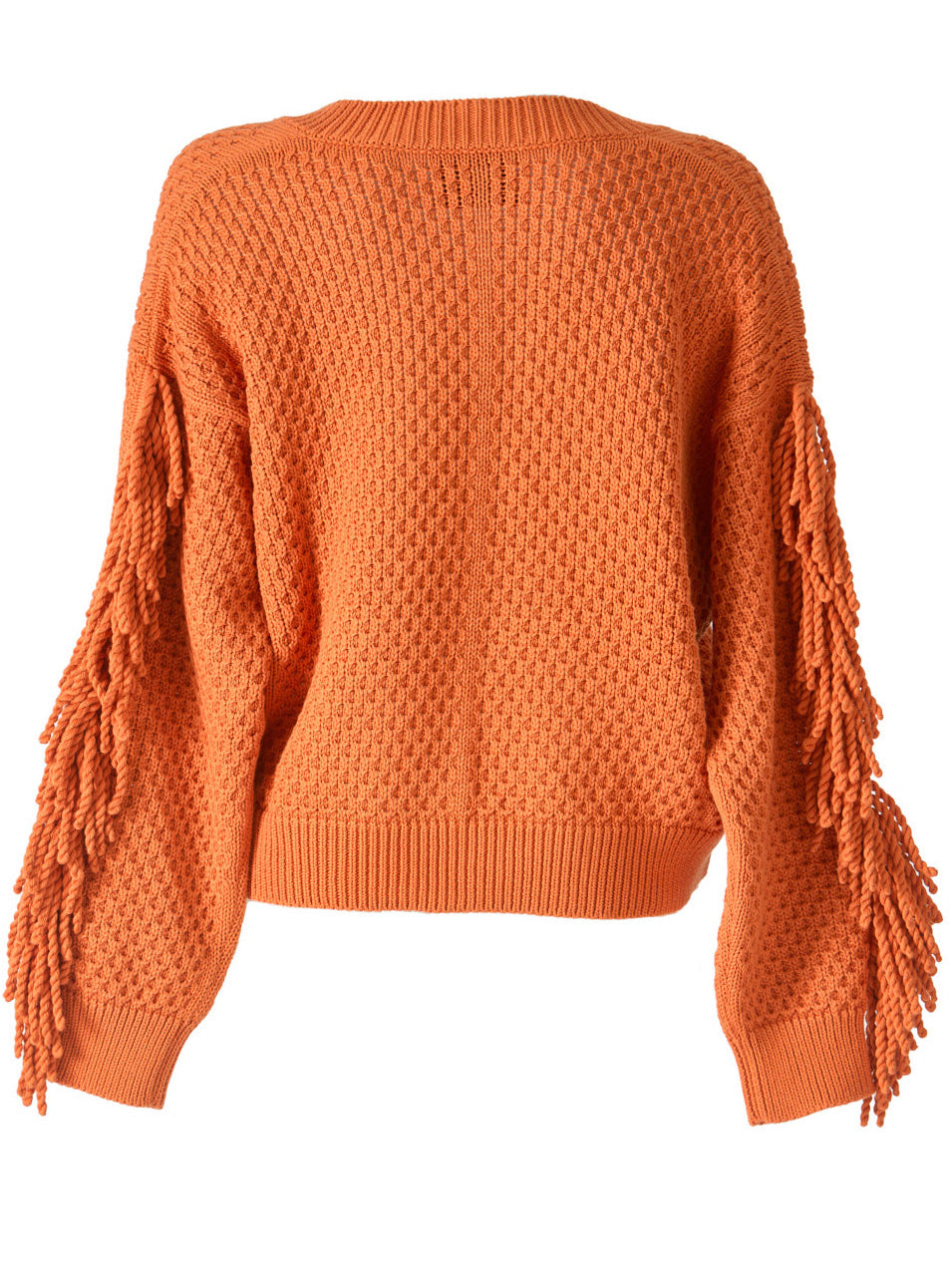 Cotton Fringe Pullover Spice