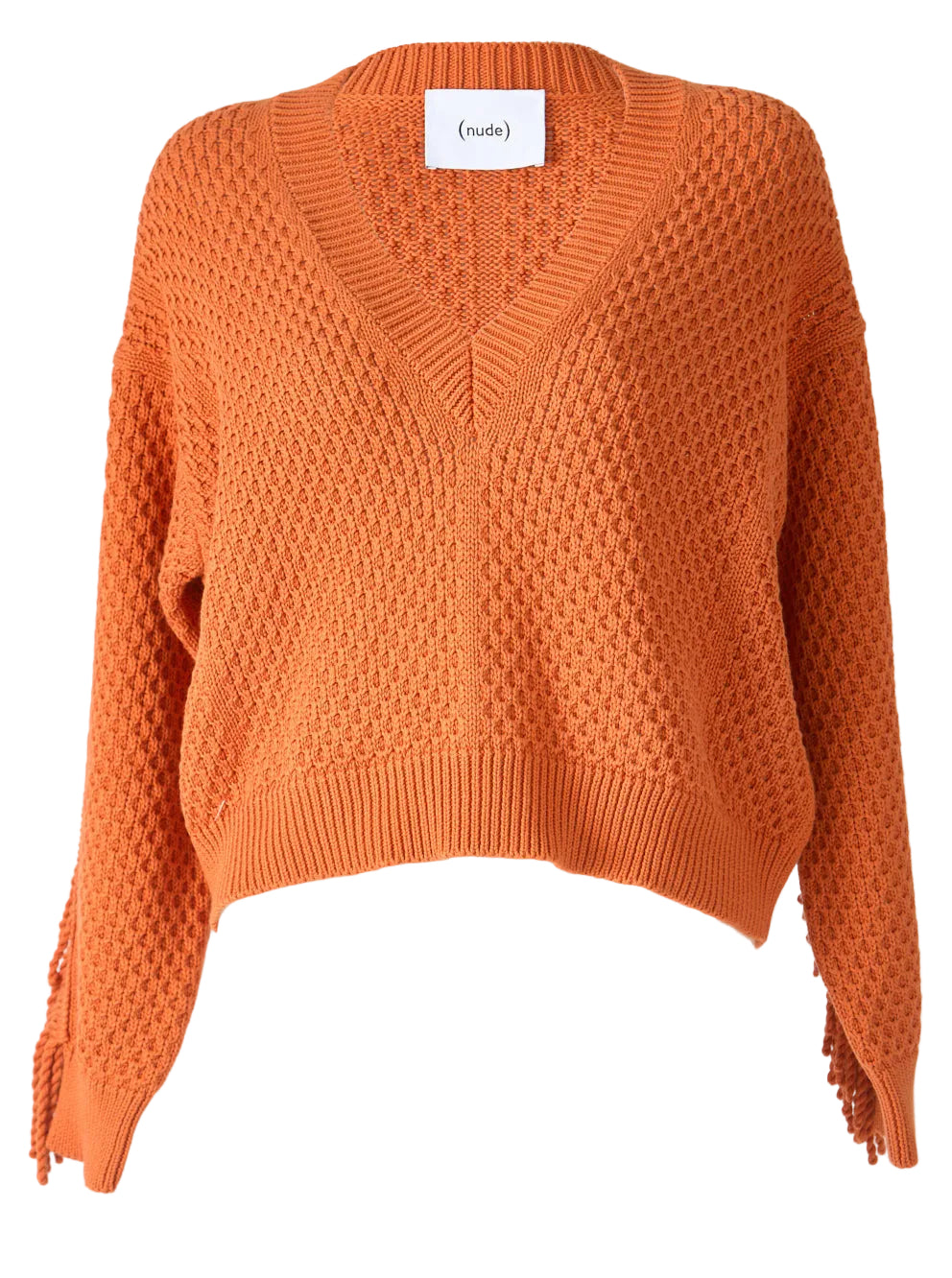 Cotton Fringe Pullover Spice