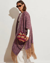 Afbeelding in Gallery-weergave laden, Poncho met aardbeimotief