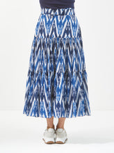 Load image into Gallery viewer, Emma skirt Ikat Blue