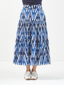 Emma skirt Ikat Blue