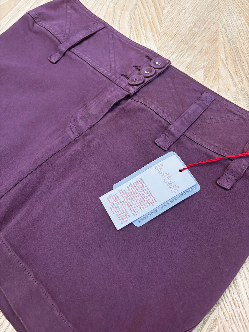 Mini Skirt Plum