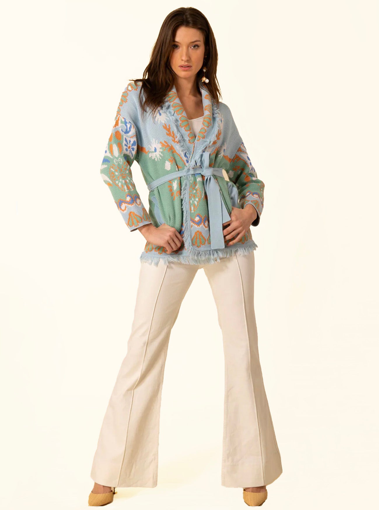 直営店に限定 cardigan Basics Angel – blue Irene ニット/セーター