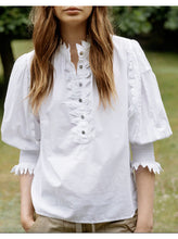 Load image into Gallery viewer, Gloria blouse white