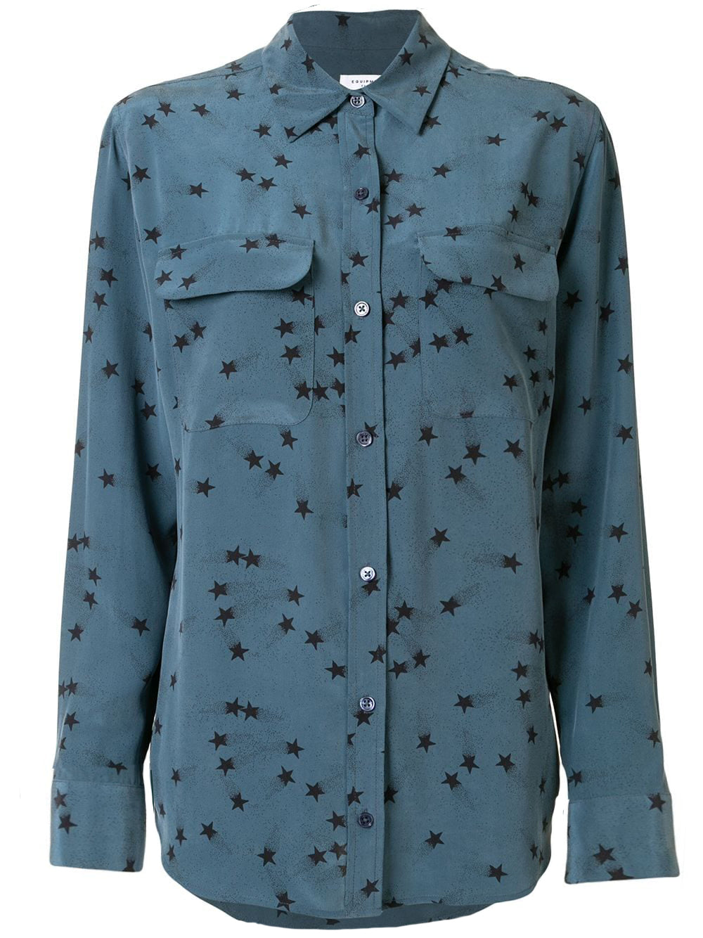 Equipment Star Print Silk Shirt