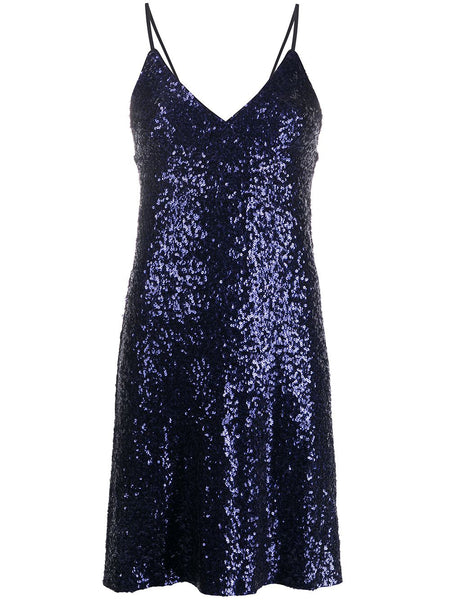 NORMA KAMALI SEQUIN SLIP DRESS