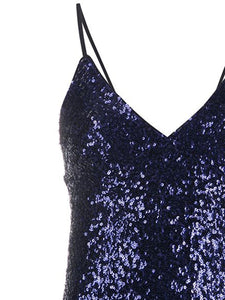 NORMA KAMALI SEQUIN SLIP DRESS 